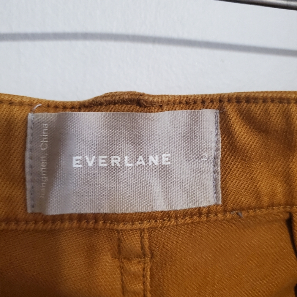 Everlane Cropped Straight Leg Pant Size 2 Regular Granola Retro Minimalism artsy - Picture 13 of 16